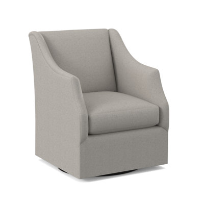 Claudette Upholstered Swivel Armchair
