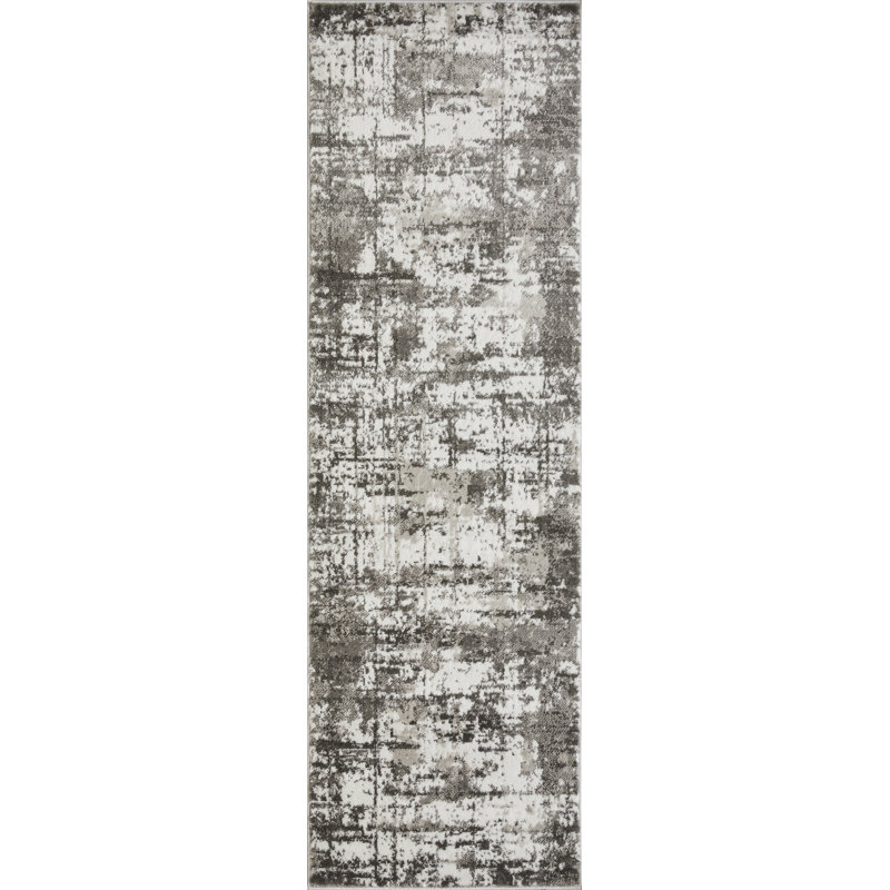 Siante Abstract Indoor Rug, Runner 2' x 6'7"