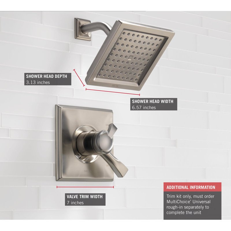 Dryden Shower Faucet, Brilliance Stainless