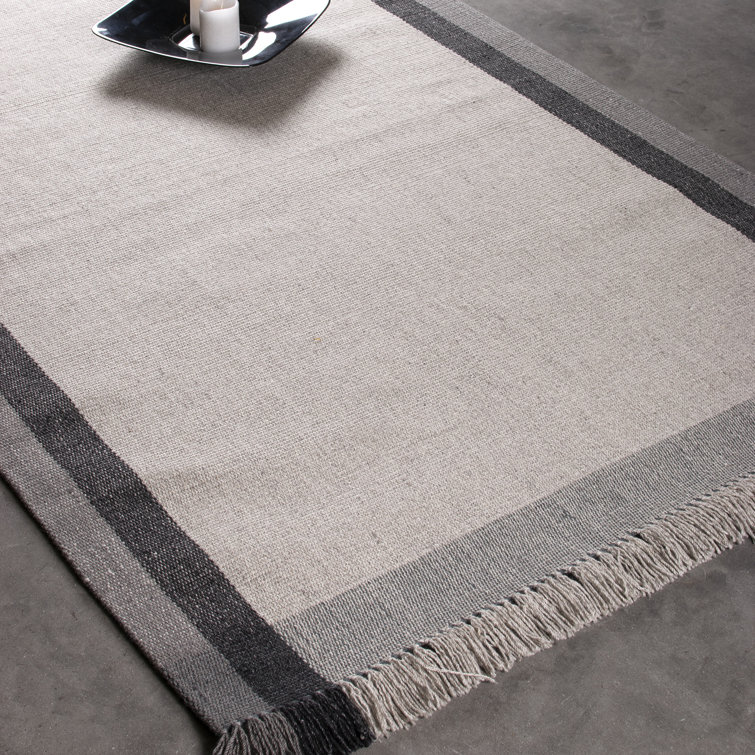 Bloomsbury Market Marlette Wool Grey Rug | Wayfair.co.uk