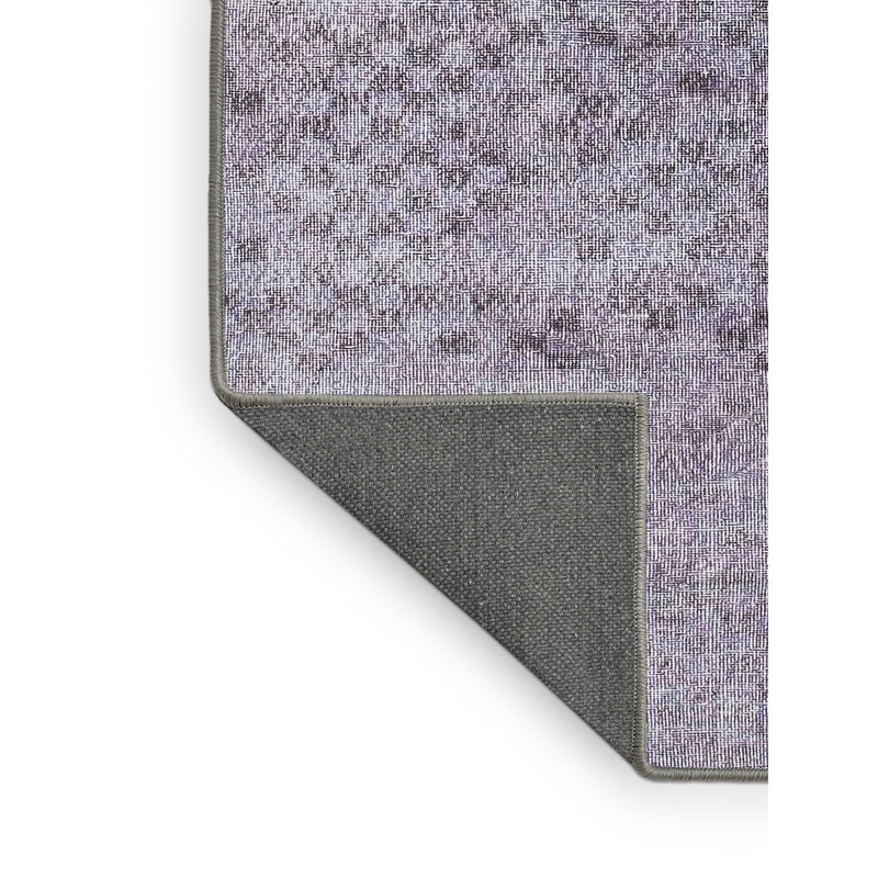 Tapis en violet/gris contemporain, Rectangle 7 pi x 10 pi