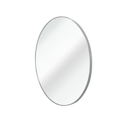 Mensaidas Round Aluminum Frame Mirror