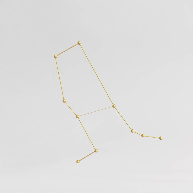 10 - Light Unique Geometric Chandelier