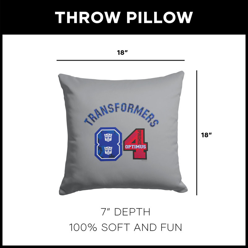 Hasbro Transformers Transformers 84 Throw Pillow