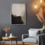 Doux ivoire beige et noir abstrait bloc minimaliste chambre à coucher, impression encadrée, art mural-129673517-129673518