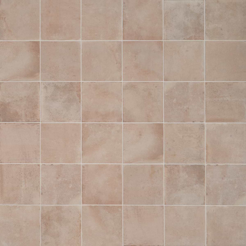 Angela Harris Mediterra 8X8 Matte Porcelain Tile, Terra Cream