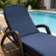 CHAISE Longe avec coussin