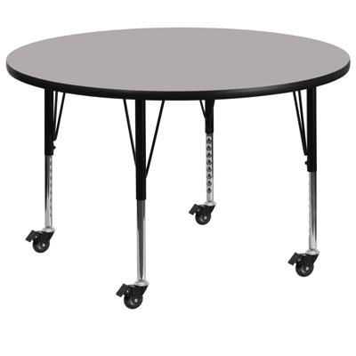 Table ronde mobile en stratifié Goddard