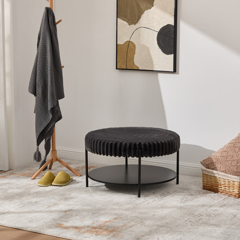 Repose-pieds avec repose-pieds Modern , Gris anthracite