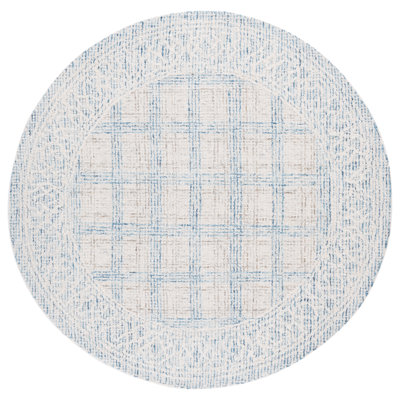 Geometric Hand-Tufted Wool Area Rug