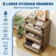 Commode 5 tiroirs 46 po, commode Boho-1038495858