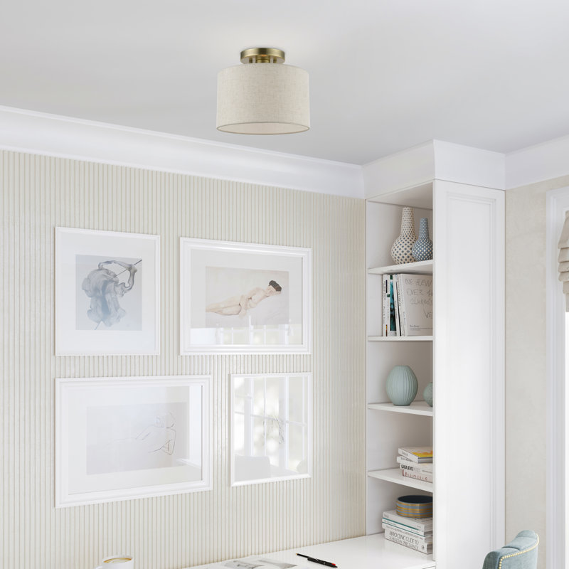 Dikla 1-Light 10" Semi Flush Mount