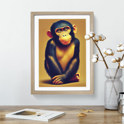 Young Monkey No.2 - Single Picture Frame Painting