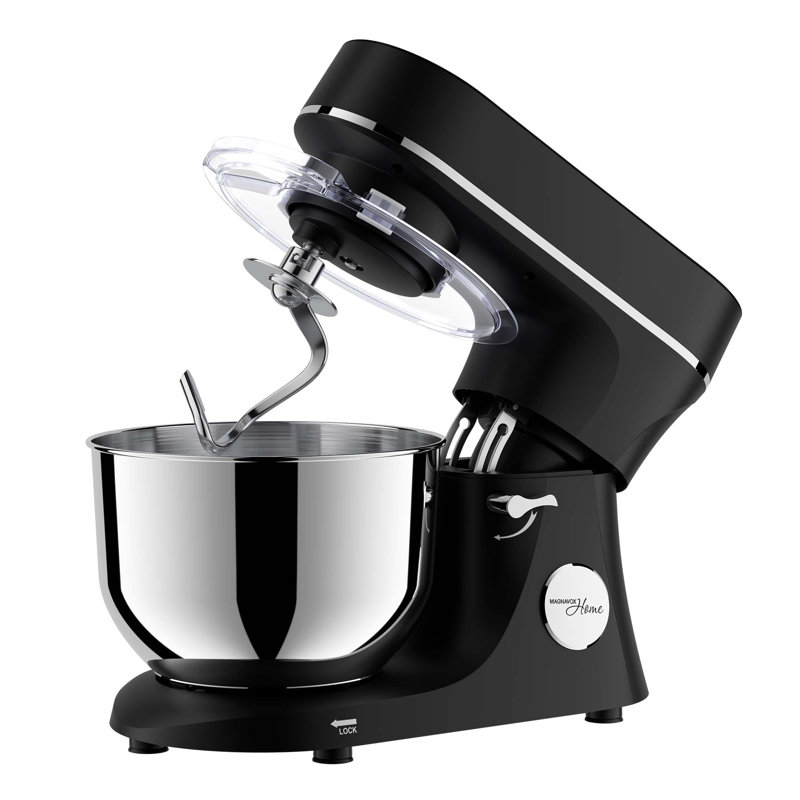 Magnavox Home, mélangeur sur socle à écran tactile numérique 6 L, 11 vitesses, noir, Noir