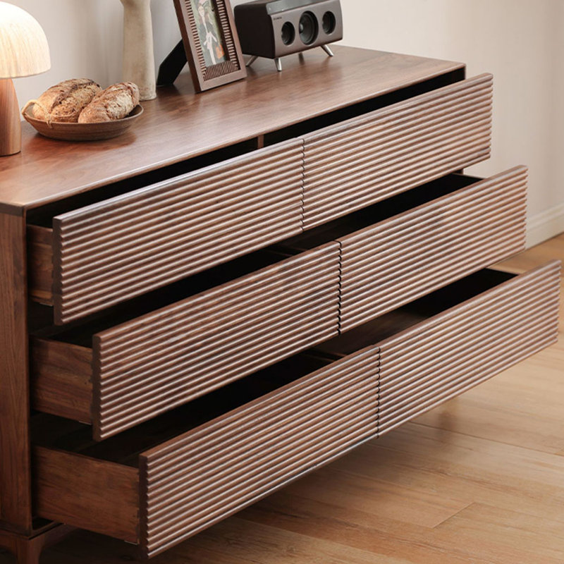 Armoire de rangement créative en bois massif