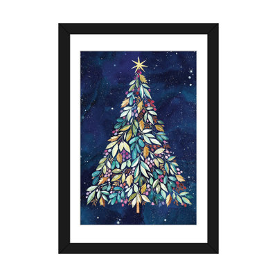 Starry Holiday - reproduction d'art murale - papier d'art encadré