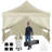 10 Ft. W x 10 Ft. Pop Up Canopy with 4 Removable Sidewalls, Sandbags, Stakes & Ropes-100865497