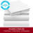 Mellanni 1800 Bed Sheets Full Striped White-117192423-117192430