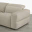 Canapé inclinable électrique de 125 po avec motif mural zéro et tissu 100% polyester-544173648-544173649