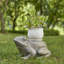 Statue de jardin ou jardinière 15,25 po L Mgo Frog