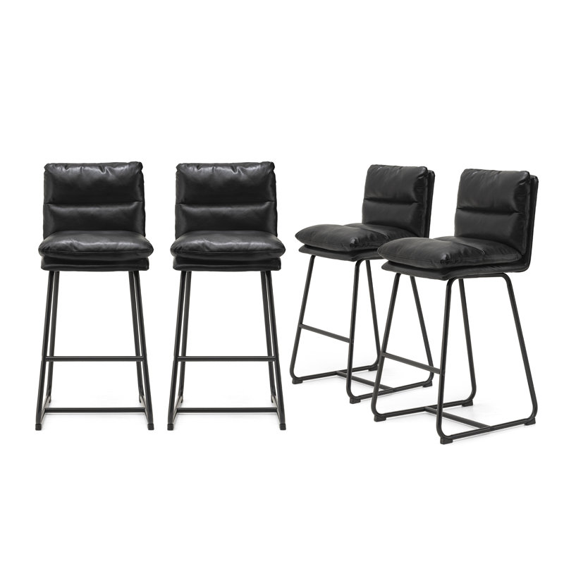 Tabouret de bar 30,75 po, Noir