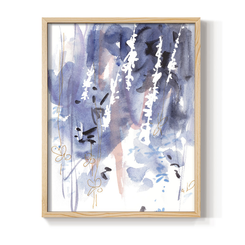 «Late Night Breeze III», reproduction encadrée - bois massif