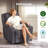 34“ Wide Manual Swivel Rocker Recliner Chair With Dual Stainless Steel Cup Holders (Set Of 2)
