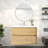 35.44'' Single Bathroom Vanity with Acrylic Top-70056038