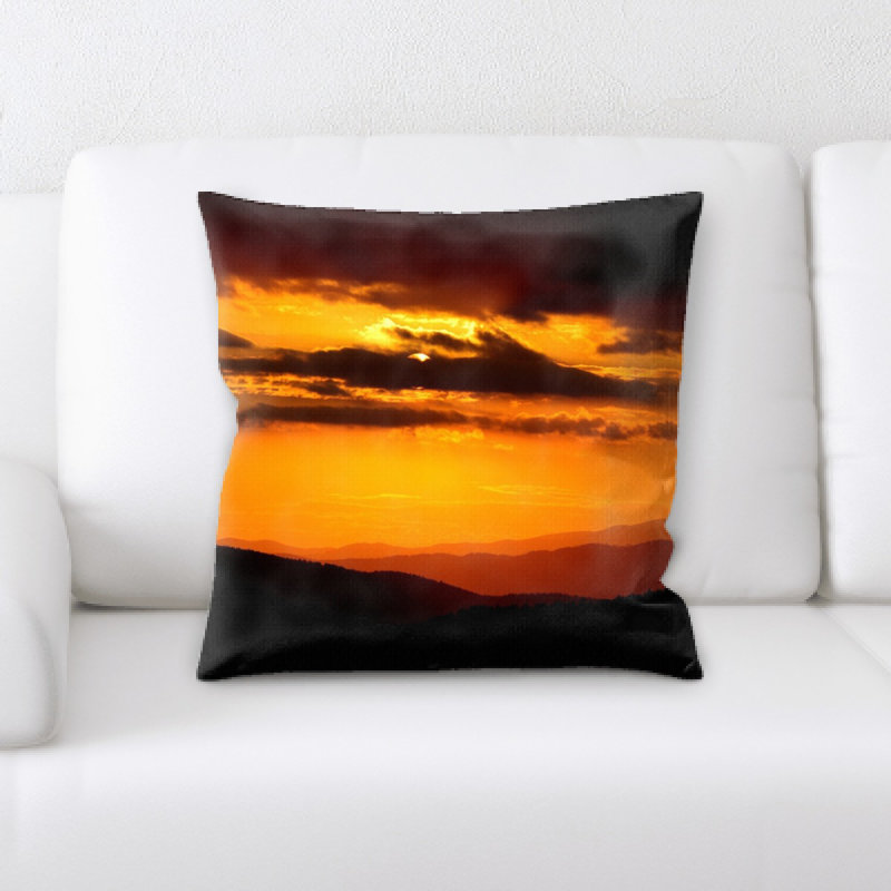 Coussin coucher de soleil