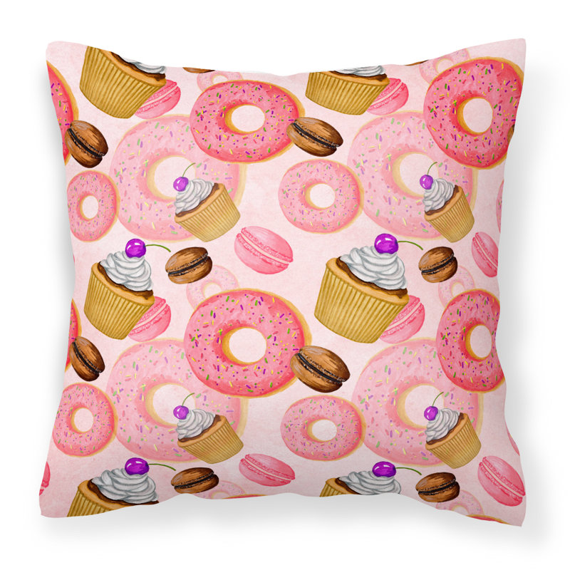  Coussin extérieur Sweet Pastries, 18 po x 18 po
