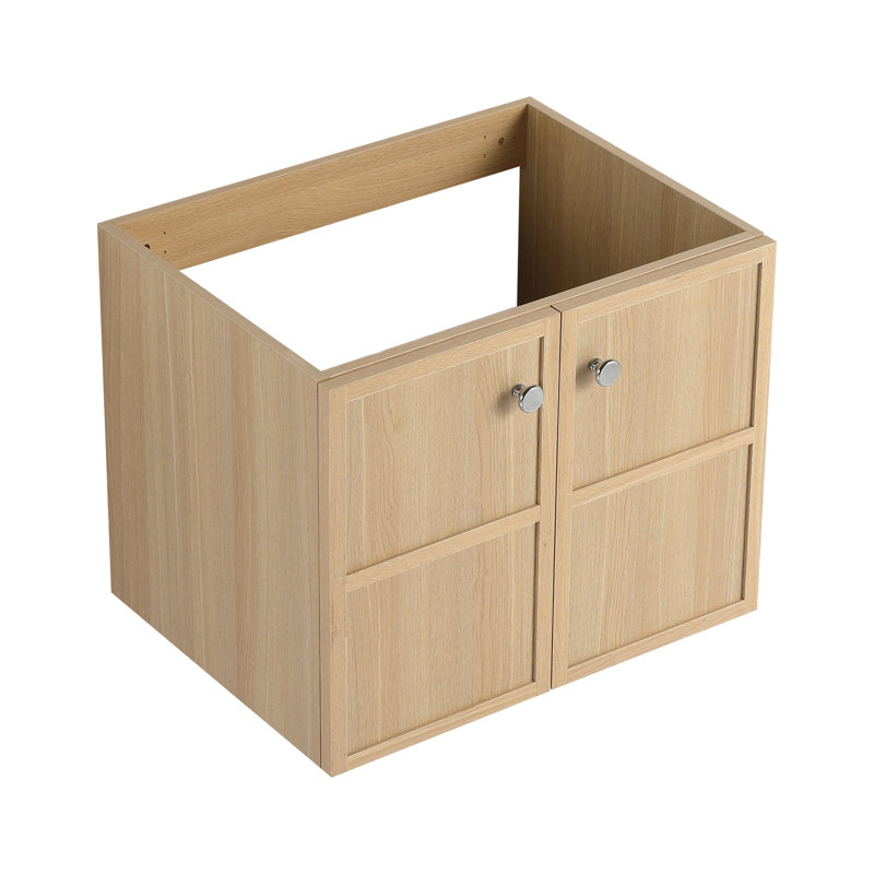 Meuble-lavabo de salle de bain de 61 cm (24 po) en contreplaqué de chêne - Moderne et fonctionnel, fabriqué avec des matériaux de qualité pour une durabilité accrue