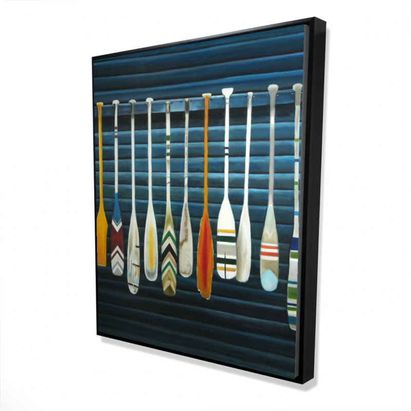 Paddles Print On Canvas, H 60 po x l 48 po