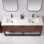 Mahon 72'' Double Bathroom Vanity with Cultured Marble Top-187991698-188038794