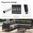  7-piece Outdoor Patio Conversation Set-486771978-486771976