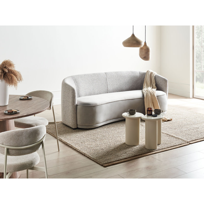 3 Seater Fabric Sofa ROSET, Grey
