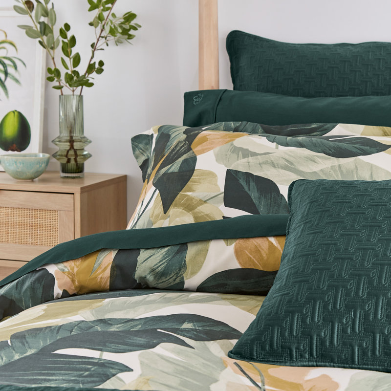 Ensemble de housse de couette 100% satin de coton Urban Forager, Housse de couette très grand et 2 taies