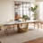 Buchu 63-95"Extendable Modern Dining Table for 6-10, White Glossy Sintered Stone Tabletop-608624594