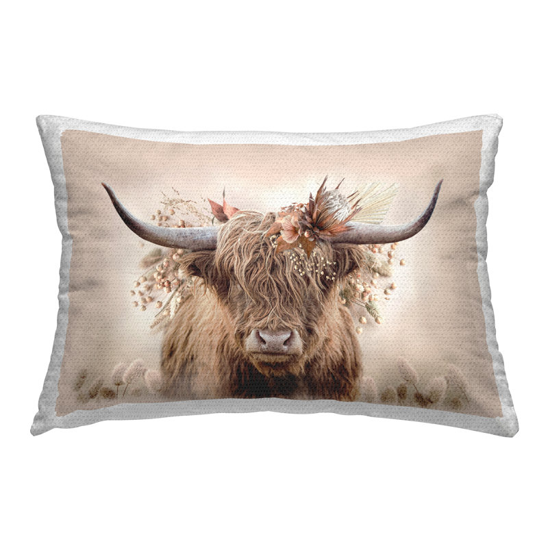 Coussin d'extérieur imprimé pastel Peachy par Reinders