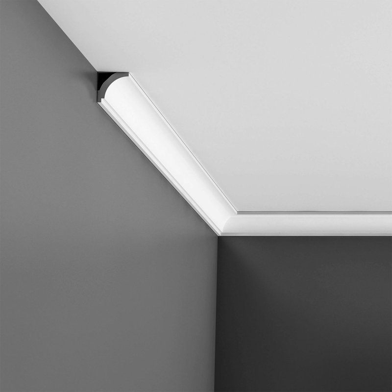 78-Inch White Primed Polystyrene Crown Moulding Set