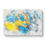 Yellow Jellyfish - Wrapped Canvas-56657906