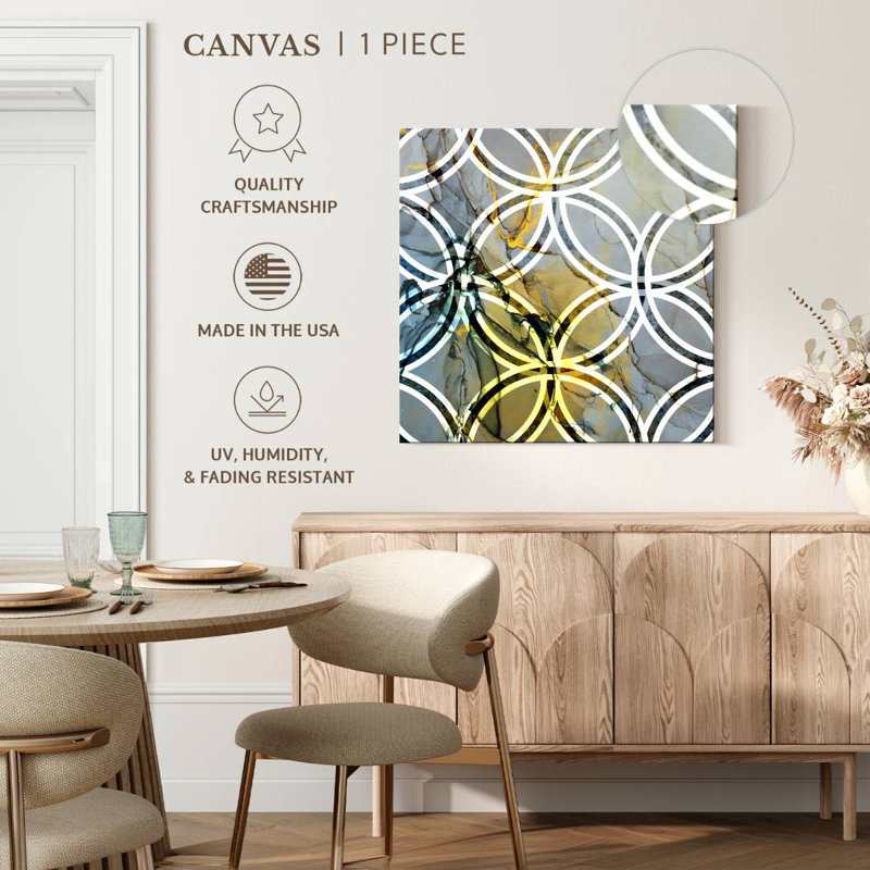 Overlapping Circles, 20" H x 20" W