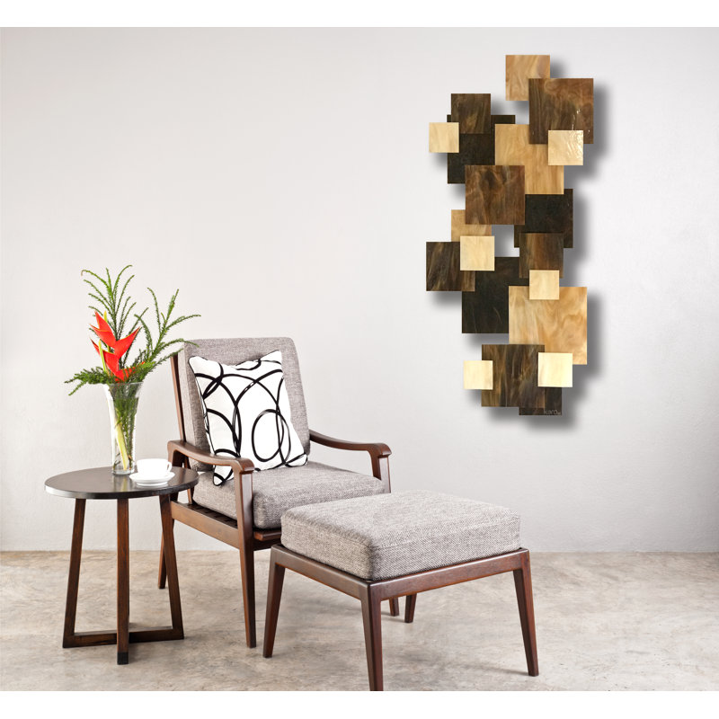 Cosmos Handmade Modern Abstract Glass Wall Decor