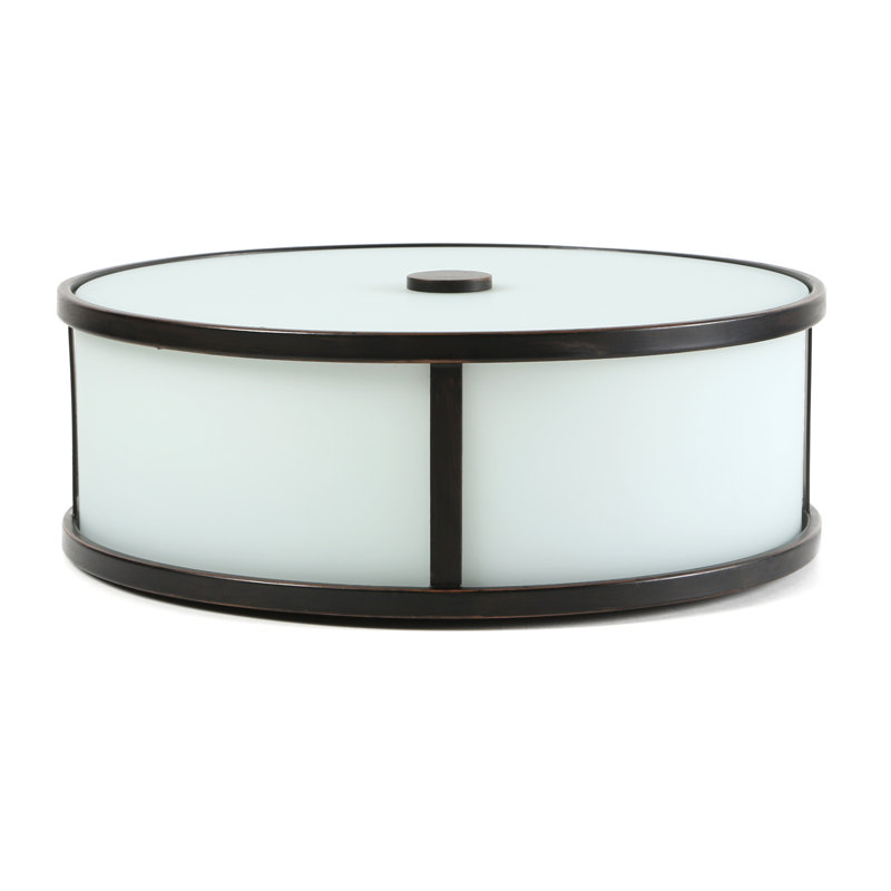 Dakota Flush Mount from Generation Lighting , Espresso