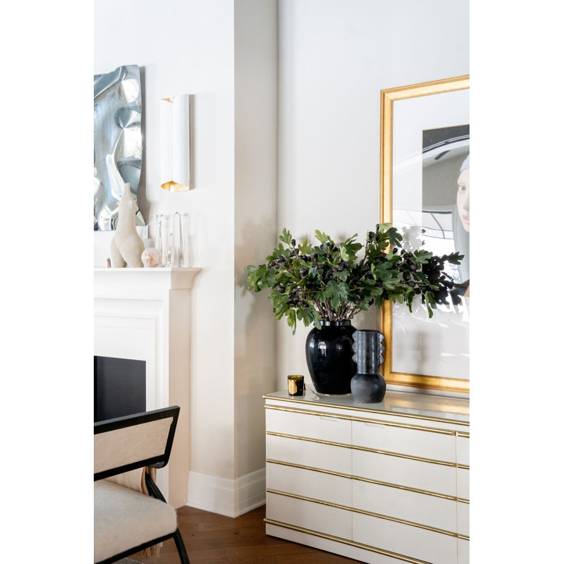 Handmade Ceramic / Porcelain Table Vase, Black