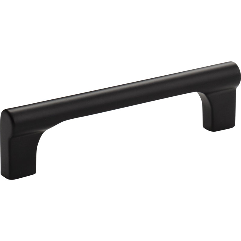 Whittier Bar Pull, 3 3/4", Matte Black