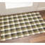 Tapis touffeté à la main 2 pi x 3 pi gris anthracite kaki et laine ivoire