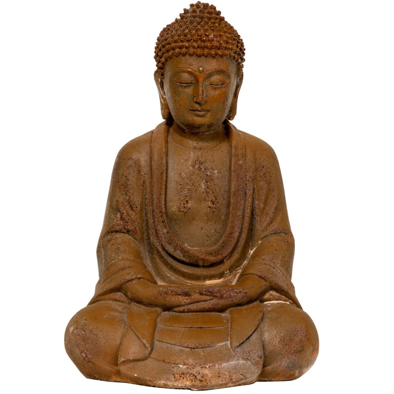 Japanese Sitting Zenjo Buddha Figurine