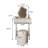 19.69"Cream-style Compact Solid Wood Vanity Table