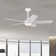 Angus 5-Blade Lighted Ceiling Fan With Led Lamp With Remote