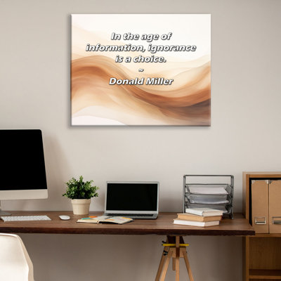 Astoria Grand Gallery Wrapped Canvas By Christina June: "Nothing is immovable, Tatum. Everything is n